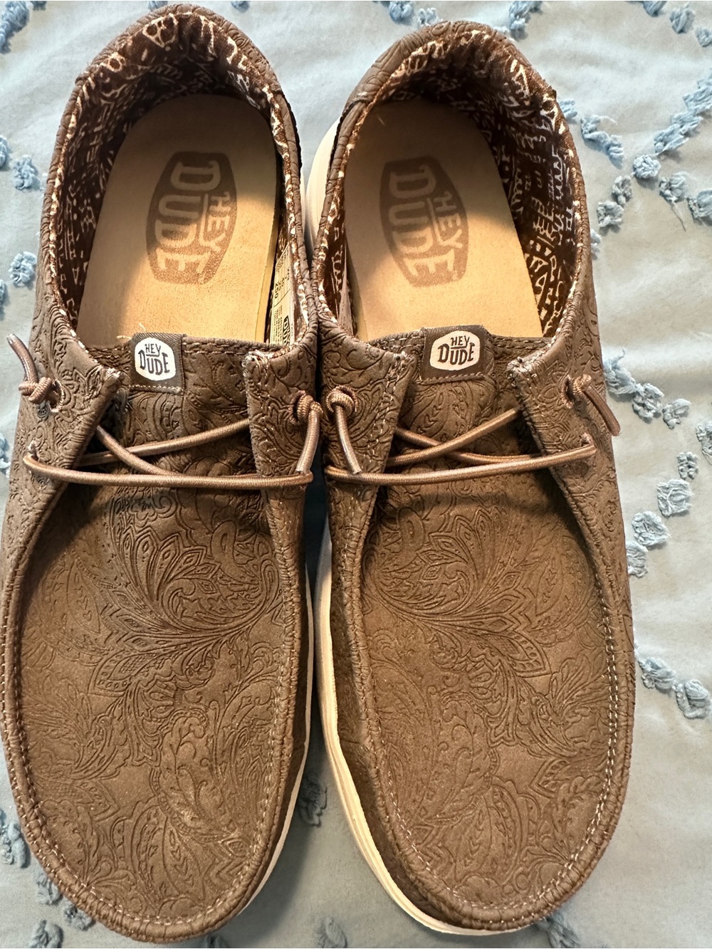 Hey Dude Women’s Brown Casual Lace-Up Shoes